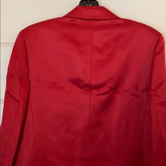 HELMUT LANG  Two-Button Satin Blazer Size 4 - Picture 13 of 15